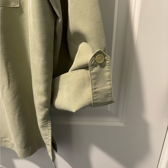 RK Originals Pale Olive Green blouse size 14 - Picture 3 of 6